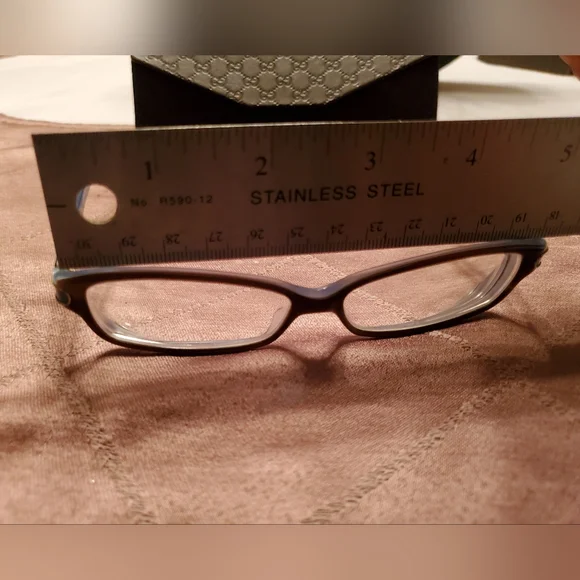 GUCCI GG Havana blue/ brown eyeglasses - Picture 2 of 8